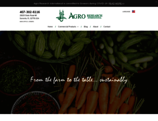 agroresearchinternational.com screenshot