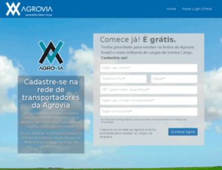 agrovia.sontracargo.com.br screenshot