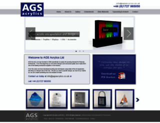 agsacrylics.co.uk screenshot