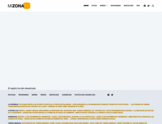aguilaroja.mizonatv.com screenshot