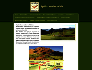 aguilonmembersclub.com screenshot