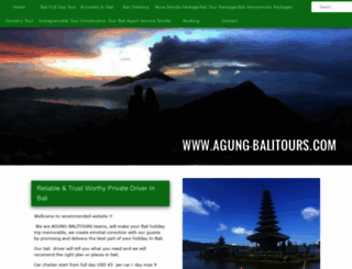 agung-balitours.com screenshot