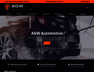 agwautomotive.com screenshot