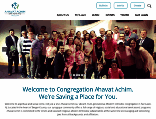ahavatachim.org screenshot