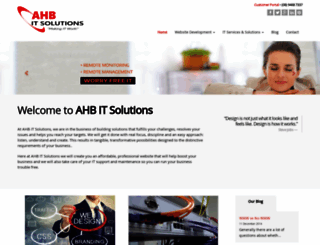 ahbitsolutions.com.au screenshot