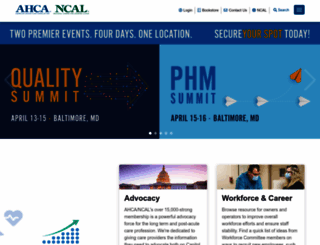 ahcancal.org screenshot