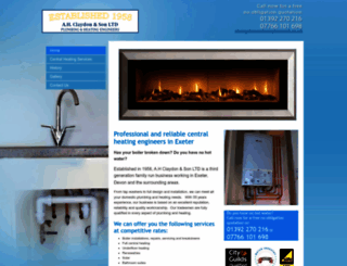 ahclaydonandson.co.uk screenshot