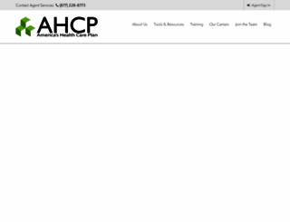 ahcpsales.com screenshot