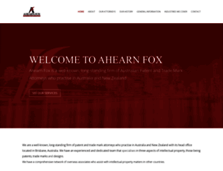 ahearnfox.com.au screenshot
