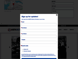 ahepa20.org screenshot