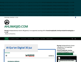 ahlimasjid.com screenshot