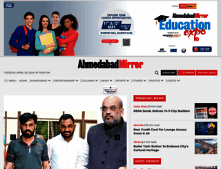 ahmedabadmirror.com screenshot