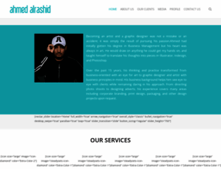 ahmedalrashid.com screenshot