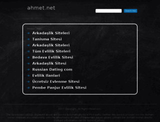 ahmet.net screenshot