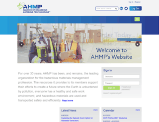 ahmpnet.org screenshot