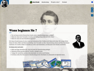 ahnen-chronik.de screenshot