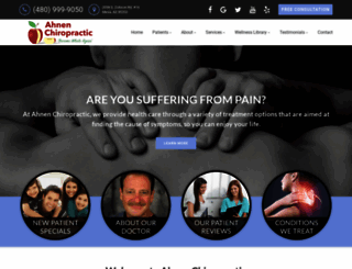 ahnenchiropractic.com screenshot