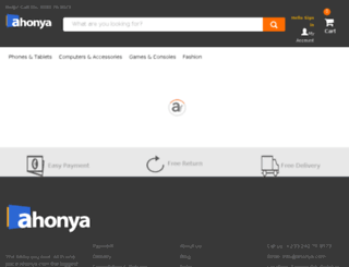 ahonya.com screenshot