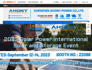 ahonypower.en.alibaba.com screenshot