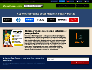 ahorrocheques.com screenshot