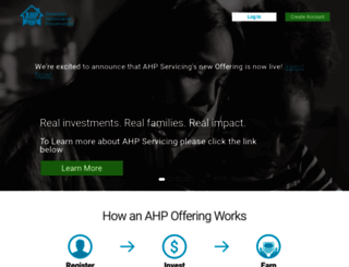 ahpfund.com screenshot