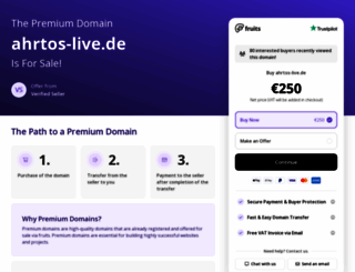 ahrtos-live.de screenshot