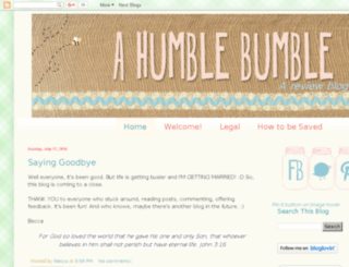 ahumblebumble.blogspot.com screenshot