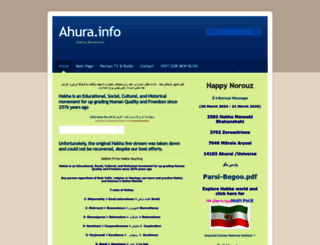 ahura.info screenshot