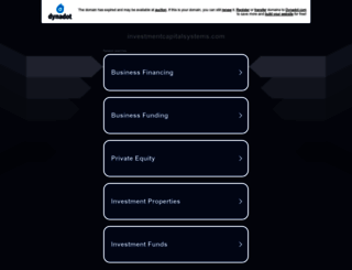 ai.investmentcapitalsystems.com screenshot
