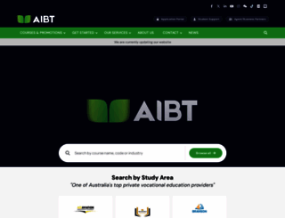 aibtglobal.edu.au screenshot