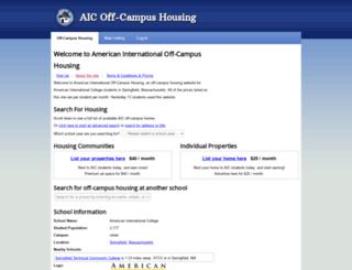 aic.openoffcampus.com screenshot