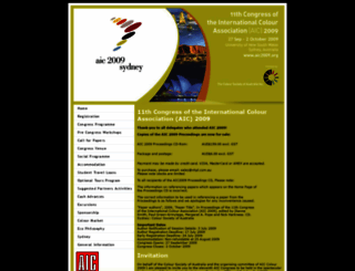 aic2009.org screenshot