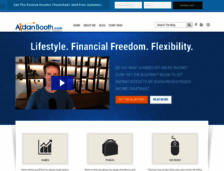 aidanbooth.com screenshot