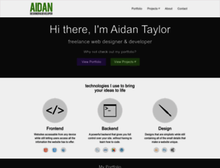 aidantaylor.net screenshot