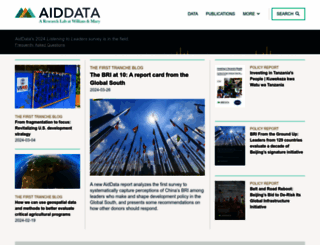 aiddata.org screenshot