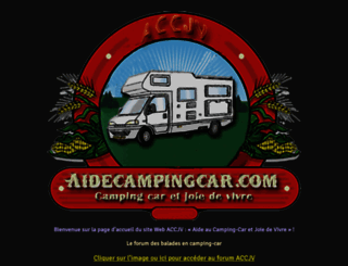 aidecampingcar.com screenshot
