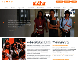 aidha.org screenshot