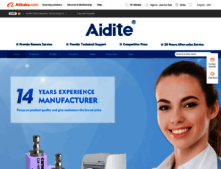 aidite.en.alibaba.com screenshot