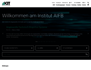 aifb.kit.edu screenshot