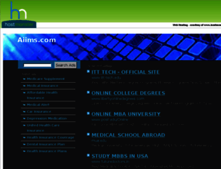 aiims.com screenshot