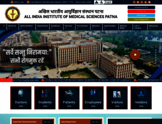 aiimspatna.org screenshot