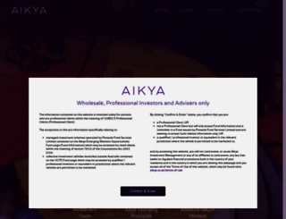aikya.co.uk screenshot