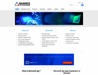 aimansystechnologies.in screenshot