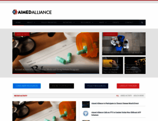 aimedalliance.org screenshot