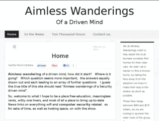 aimlesswanderings.net screenshot