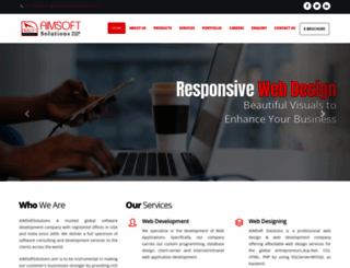 aimsoftsolutions.com screenshot