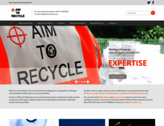 aimtorecycle.co.uk screenshot