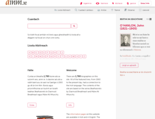 ainm.ie screenshot