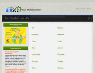 ainsee.info screenshot