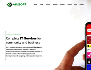 ainsoftsolutions.com screenshot